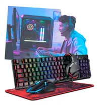Comprar Combo 4en1 P\u002Fgamer Teclado\u002Fmouse\u002Fauricular\u002Fmouse Pad Daewoo