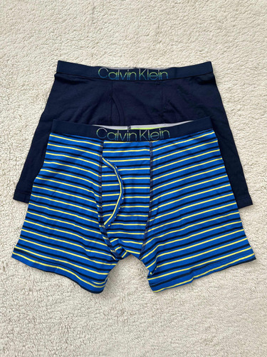 Set X 2 Boxer Calvin Klein Niños Talle Xl 16/18 Importados!!