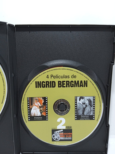 Imagen 5 de 6 de 4 Películas De Ingrid Bergman - Colección Cine Club - Dvd