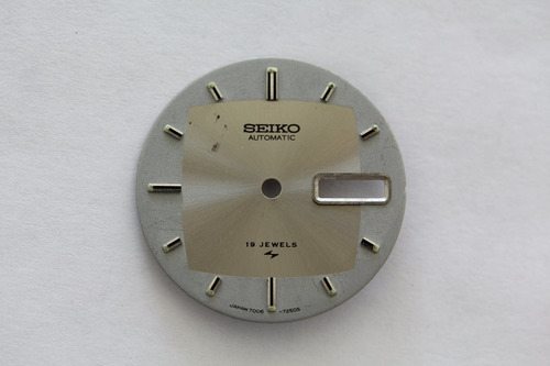 Mostrador Seiko 7006 7250-2 19j 28,5mm Automatic Prata