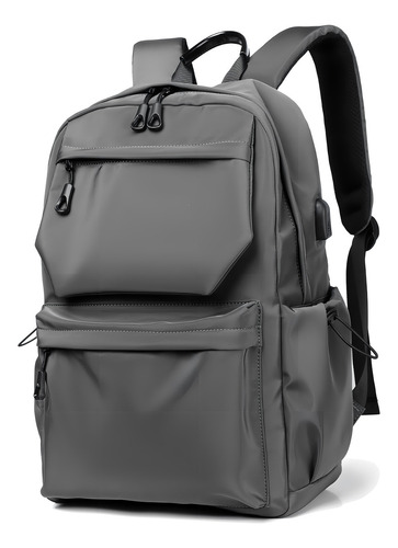 Mochila viaje Frujia CMF-XBB color gris diseño polyester 32L