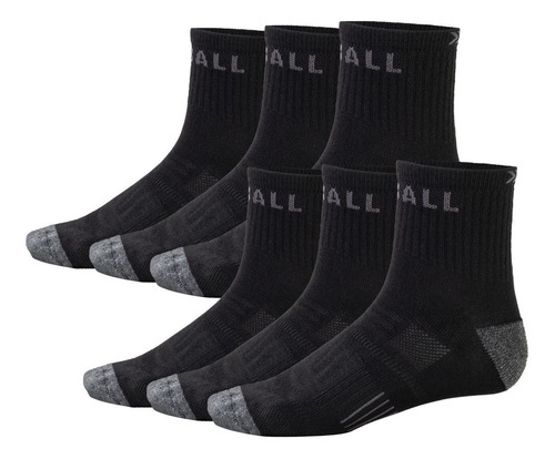 Pack 6 Pares Calcetines 3/4 Hombre Deportiva Iball