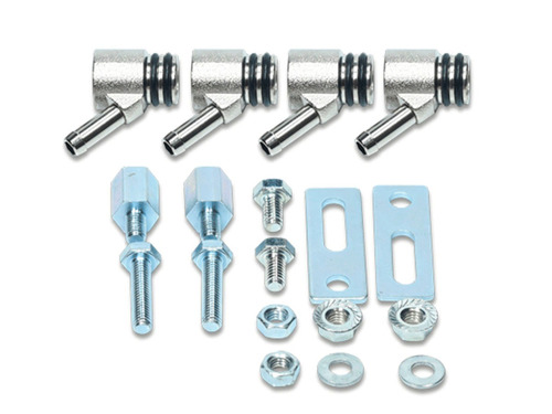 Kit 4 Adaptadores De Bico Rampa Flauta Rail Gnv 2 Orings 6mm