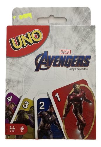 Juego De Mesa: Uno - Marvel Avengers (vengadores). Mattel