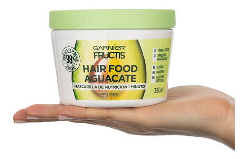 Fructis Hairfood Máscara De Nutrición Cabello Seco 350ml