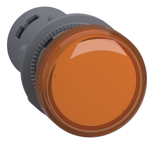 Baliza monobloque de plástico amarillo de 22 mm y 24 V - Schneider