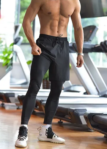 Short con licra larga hombre hotsell