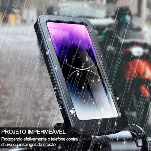 Soporte Impermeable For Teléfono De Motocicleta