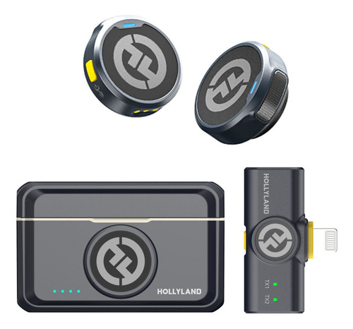 Microfone Sem Fio Para iPhone Hollyland Lark M2 Lightning