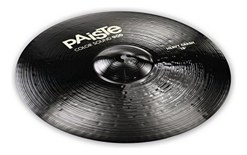 Platillo Paiste Colorsound 900 Heavy Crash Negro 18 PuLG.