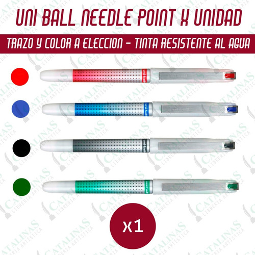 Uni Ball Needle Point Micro Trazo 0.5 Mm 0.7 Mm Microcentro