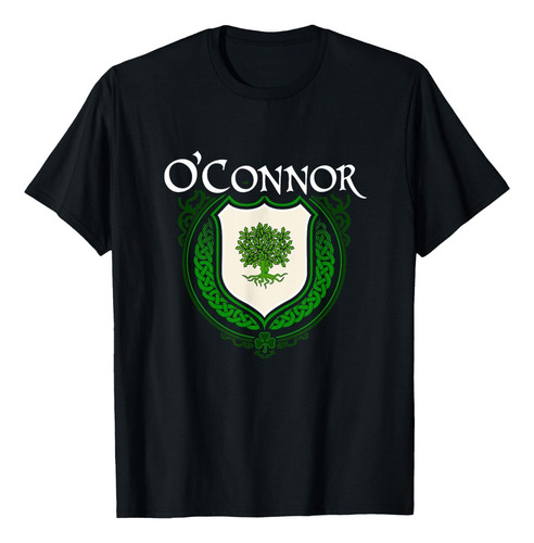 Remera O'connor Apellido Clan Irlandés Tartán Insignia Irlan