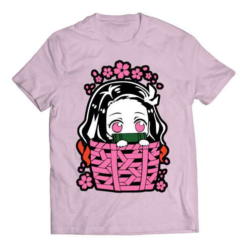 Playera Niño(a) Nezuko Hermosa Chiquita Tierna Chibi