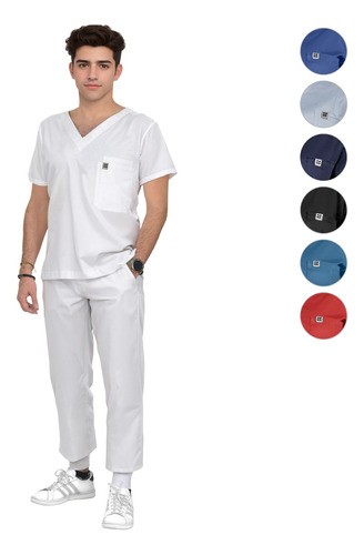 Pijama Quirurjica Uniforme Medico Jogger Hombre Algodon