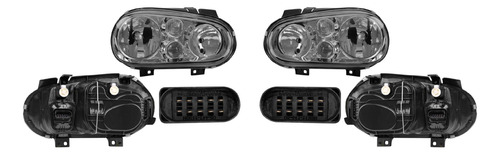 (par) Faros C/baso P/faro Niebla Vw Golf 2006 2007 Depo