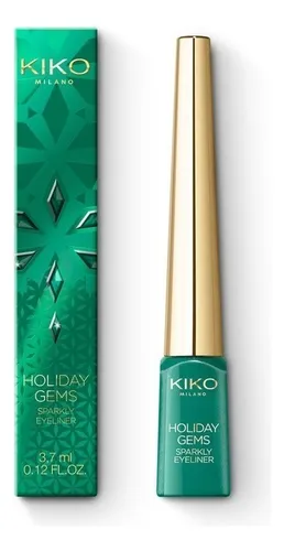 Kiko Milano Holiday Gems Sparkly Eyeline Delineador Brilho Black Definido Com Brilho