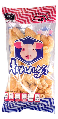 8 Pack Chicharron De Cerdo Clasico Arnnys 50