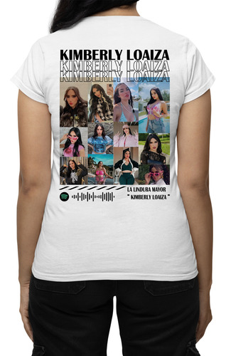Playera Cuello Redondo Kimberly Loaiza Diseño En Espalda
