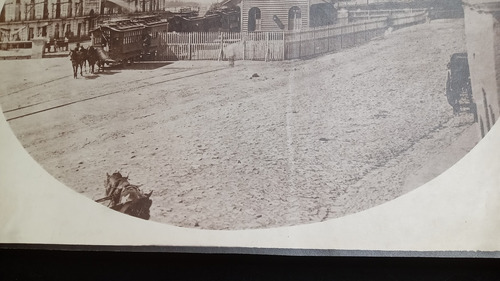 Antigua Foto Estación Tranvía Plaza De Mayo Retiro (Usado)