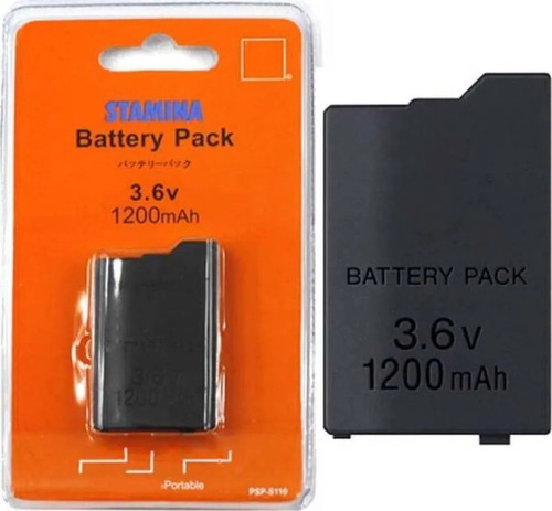 Bateria Compatible Psp 2000 3000 Slim Blister Naranja 1200ah