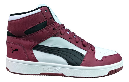 Tenis Adulto Puma Rebound Layup Vino, Negro 