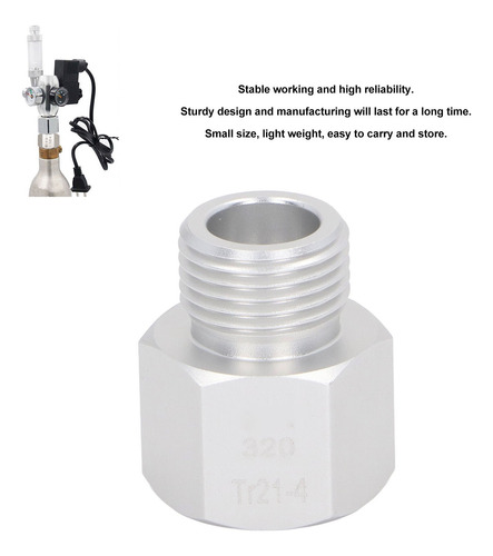 Adaptador De Recarga Soda Tr214 A Cilindro De Co2 Cga320