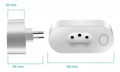 Tomada Inteligente Smart Plug Wi-fi Liga Desliga Por Celular Cor Branco