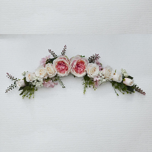 Arranjo De Flores Guirlanda Floral Arco De Casamento Rosa