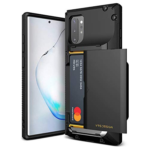 Funda Compatible Con Galaxy Note 10 Plus 4 Ranuras Tarjetas