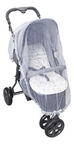 Mosquiteiro Para Carrinho Batistela Baby Branco - 02560