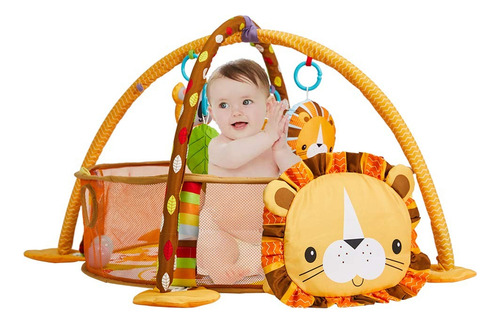 Gimnasio Para Bebe Corral 3 En 1 Con Pelotitas Y Juguetes
