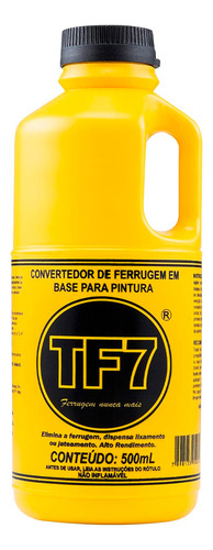 Convertedor De Ferrugem Tf7 500ml Base Para Pintura Cf Nf