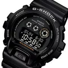 Casio Correa para reloj para GD-X6900-1, resina, negra con cierre de acero  negro