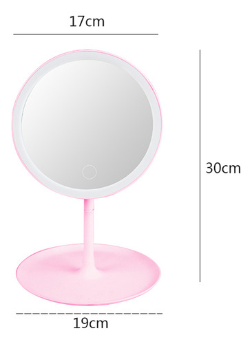Espejo De Maquillaje Retroiluminado L-ed Con Interruptor De