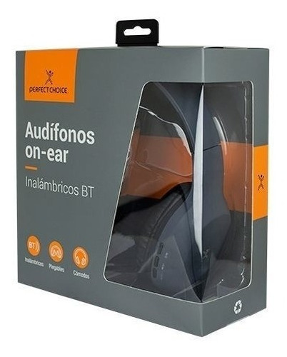 Audifonos On Ear Inalambricos Perfect Choice Blue T Color Azul  PC116725