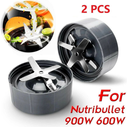 Imagen 2 de 11 de Set De 2 Cuchillas De Reemplazo Para Nutribullet 101s 600w