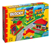 Comprar Juego Encastre Blocky Ciudad Construcción Bloques Para Armar