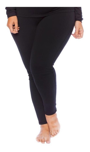 Imagem 4 de 5 de Conjunto Térmico Segunda Pele Plus Size: Meia Calça Sem Pé
