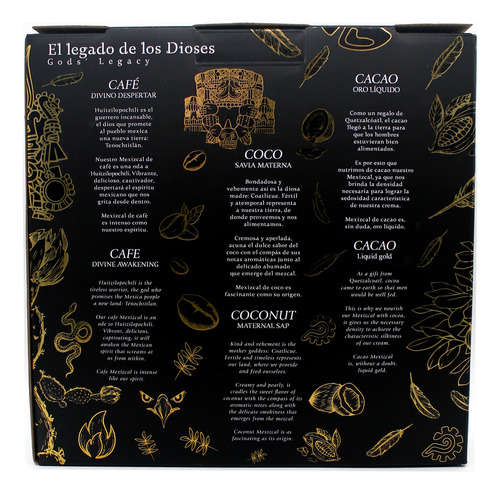 Mexizcal Crema De Mezcal Tripack - Sabor Coco, Café Y Cacao