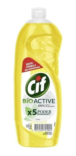 Cif Detergente Bio Active Limón X 300ml