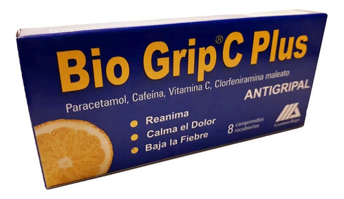 Bio Grip Plus C  X  8 Comprimidos