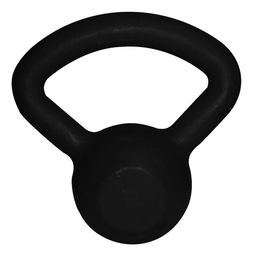 Kettlebell 8kg Ferro Pintado Preto