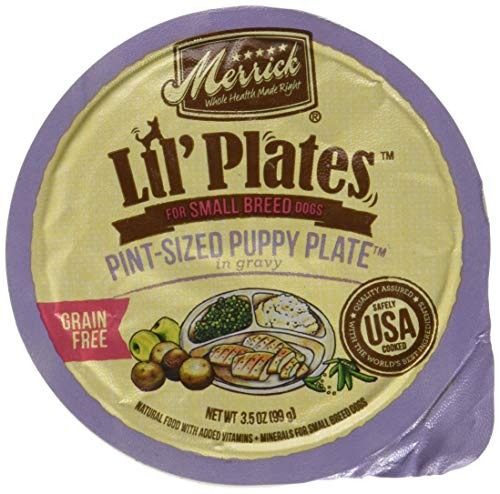 Merrick Lil Platos Grano Libre De Raza Pequeña Comida Para