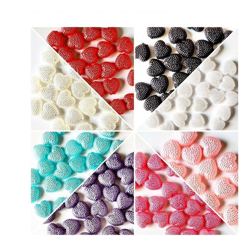 Corazones Perlados Fruit Beads - Para Bijou