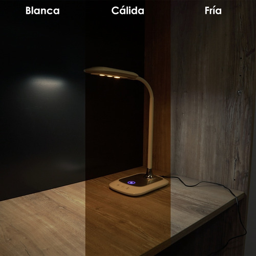 Lampara De Escritorio Led Velador Regulable Touch