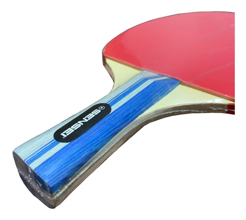 Imagem 4 de 7 de Kit 2 Raquete Tenis De Mesa Ping Pong Profissional + Brinde