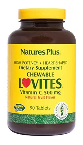 Naturesplus Lovites Masticable Vitamina C  500 Mg, 90 Compr