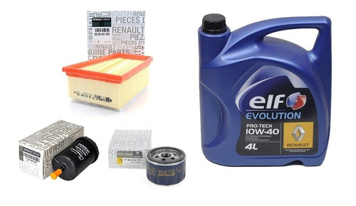 Kit Filtros Y Aceite Renault Duster 1.6 16v K4m