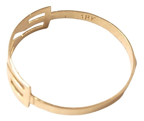 Anillo Calado Oro 18kts 0,8grs N°17 Brumat