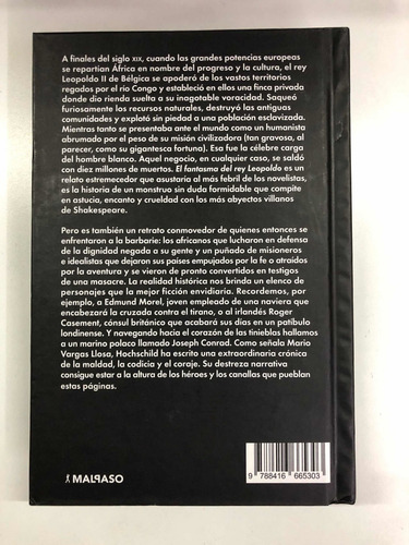 Imagen 2 de 2 de El Fantasma Del Rey Leopoldo - Adam Hochschild - Malpaso